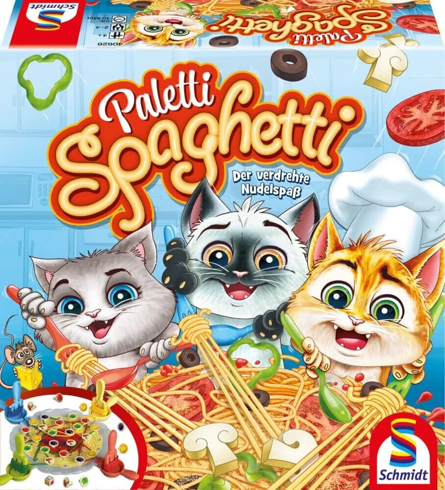 Schmidt Paletti Spaghetti – Linksmas žaidimas vaikams ir suaugusiems
