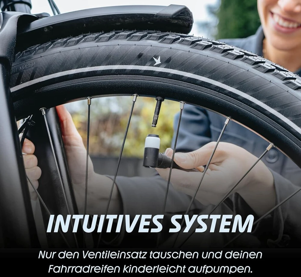 Schwalbe Clik Valve - dviračio ventilio priedas - Dv-scv konvertavimo rinkinys (tik ventiliai)
