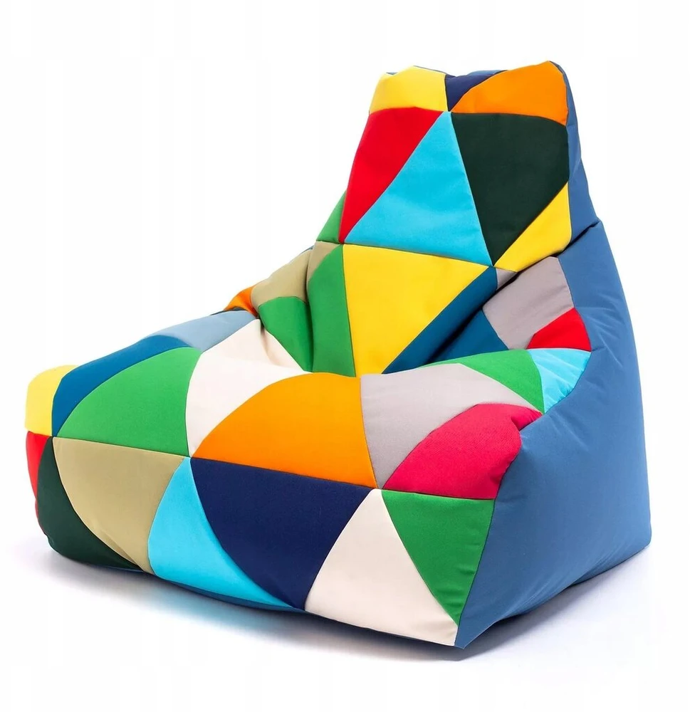 Sėdmaišis Sako Xxl pufas-sofa-fotelis Ecopuf Keiko M Outdoor Mix/m17 spalvos sodui terasai