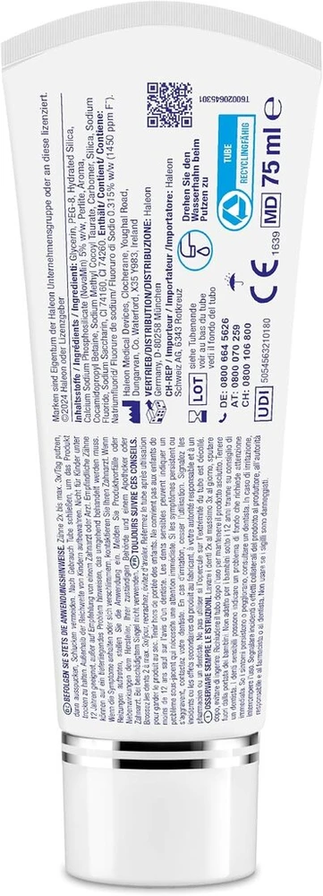Sensodyne Clinical Repair dantų pasta jautriems dantims su 5% Novamin, ilgalaikiam palengvėjimui, 3 x 75 ml