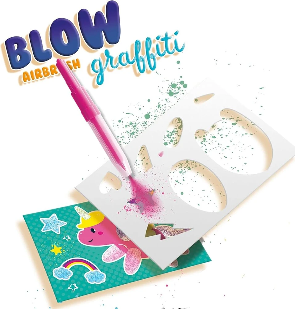 Ses Creative 14759 rinkinys „blow Airbrush Graffiti“, įvairiaspalvis