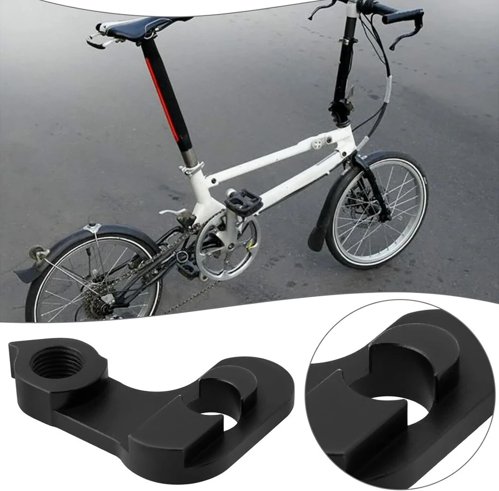 Sg Store 1 x dviračio galinis rėmo kabliukas metalinis galinis pavarų perjungiklio kabliukas, suderinamas su Downwind Free 412 sulankstomais dviračiais arba dviračiais su fiksuota pavara