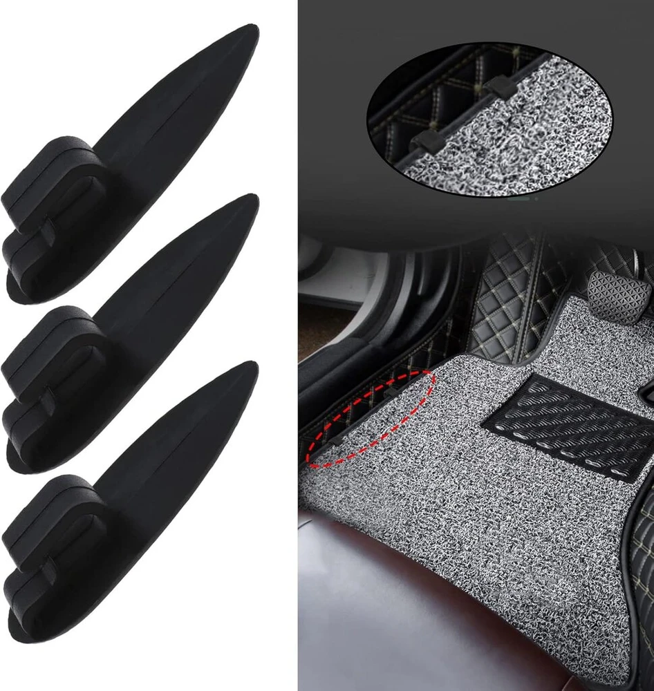 Sg Store 20 dalių automobilio grindų kilimėlių spaustukų atsarginės plastikinės grindų kilimėlių tvirtinimo spaustukai neslystantys sagties kilimėlių spaustukų laikikliai automobiliui, visureigiui, sunkvežimiui, keturračiui