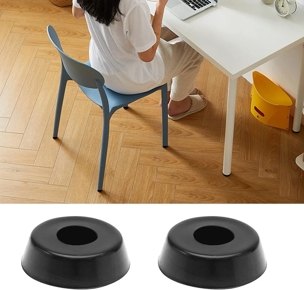 Sg Store 20 vnt. guminių kojelių apvalūs buferiai baldų stalo spausdintuvo pjaustymo lentos garsiakalbio grindų apsaugos spintelių kojelių padeliai D18x15x5mm
