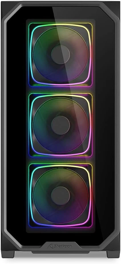 Sharkoon Ak5g Rgb Juodas, Atx kompiuterio korpusas