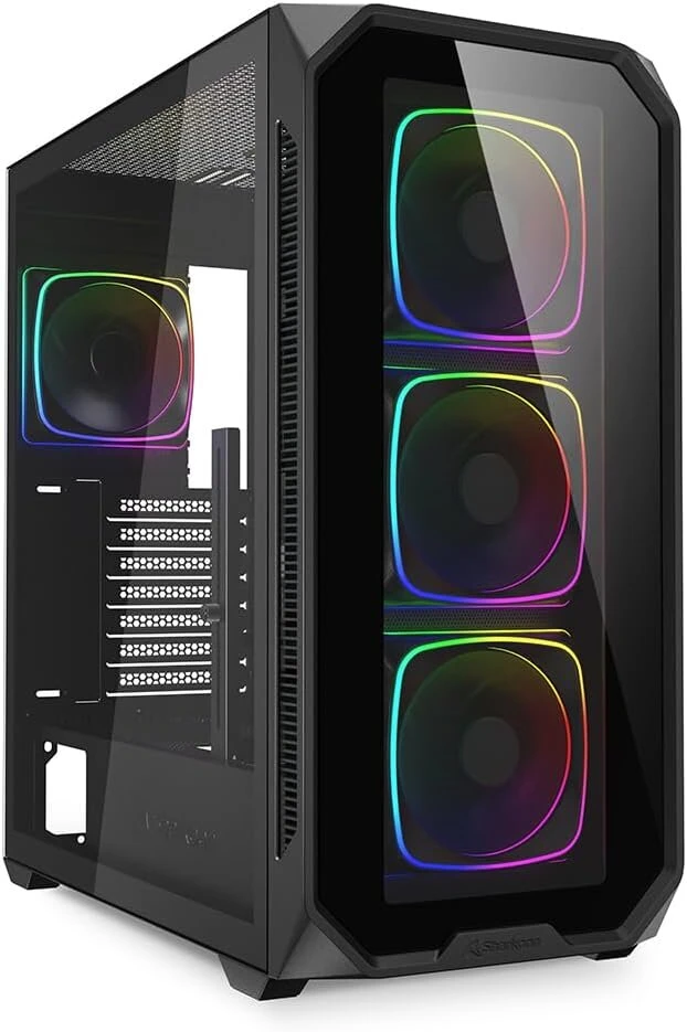 Sharkoon Ak5g Rgb Juodas, Atx kompiuterio korpusas
