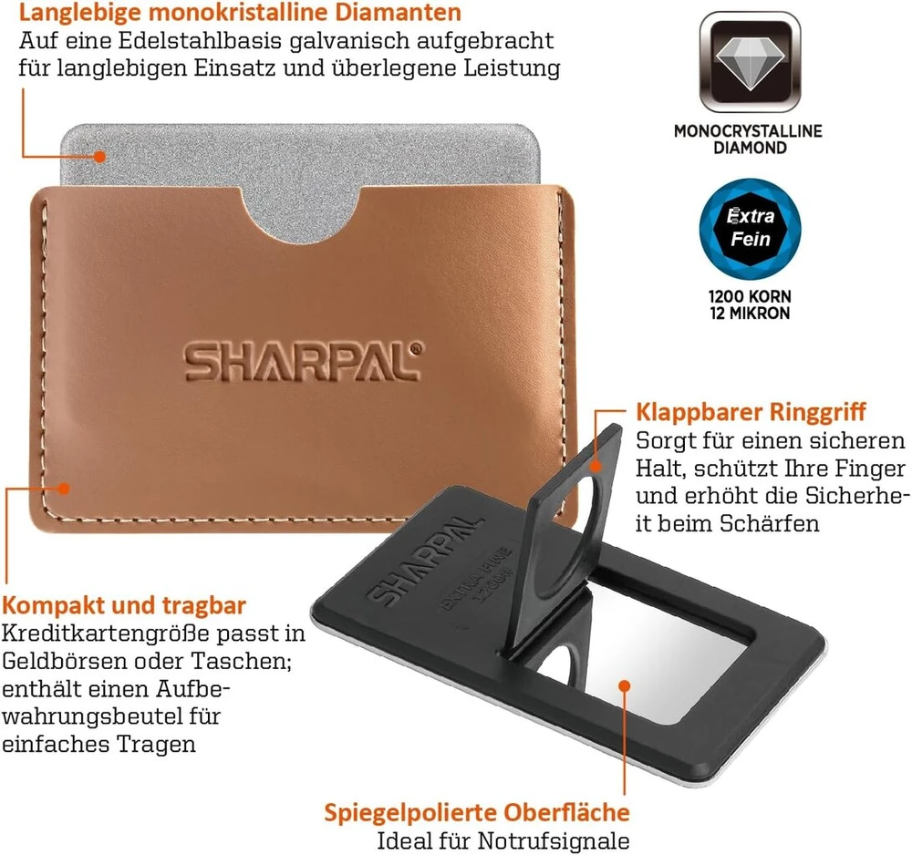 Sharpal 115n Kišeninis deimantinis galąstuvas, 1200 grūdėtumo