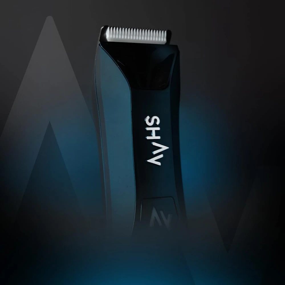 Shav 2™ atsarginis skustuvo peiliukas - Cutfree™ intymus skustuvas vyrams, šlapio/sauso plaukų kirpiklis su keičiamu keraminiu peiliuko moduliu, kūno priežiūros priemonė intymioms vietoms ir kūno plaukams, vyriškas skustuvas