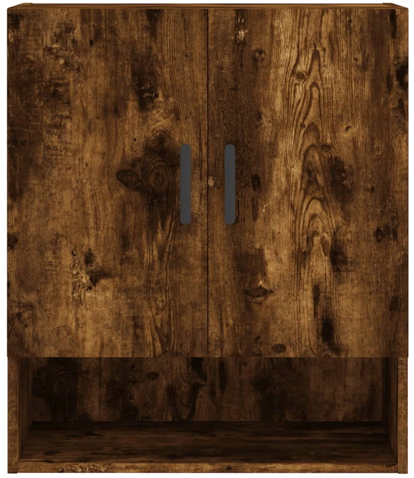 Sieninė spintelė, dūminio ąžuolo, 60x31x70cm, apdirbta mediena