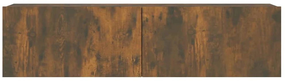 TV staliukas Sieninė televizoriaus spintelė, ąžuolo, 120x30x30 cm, mediena