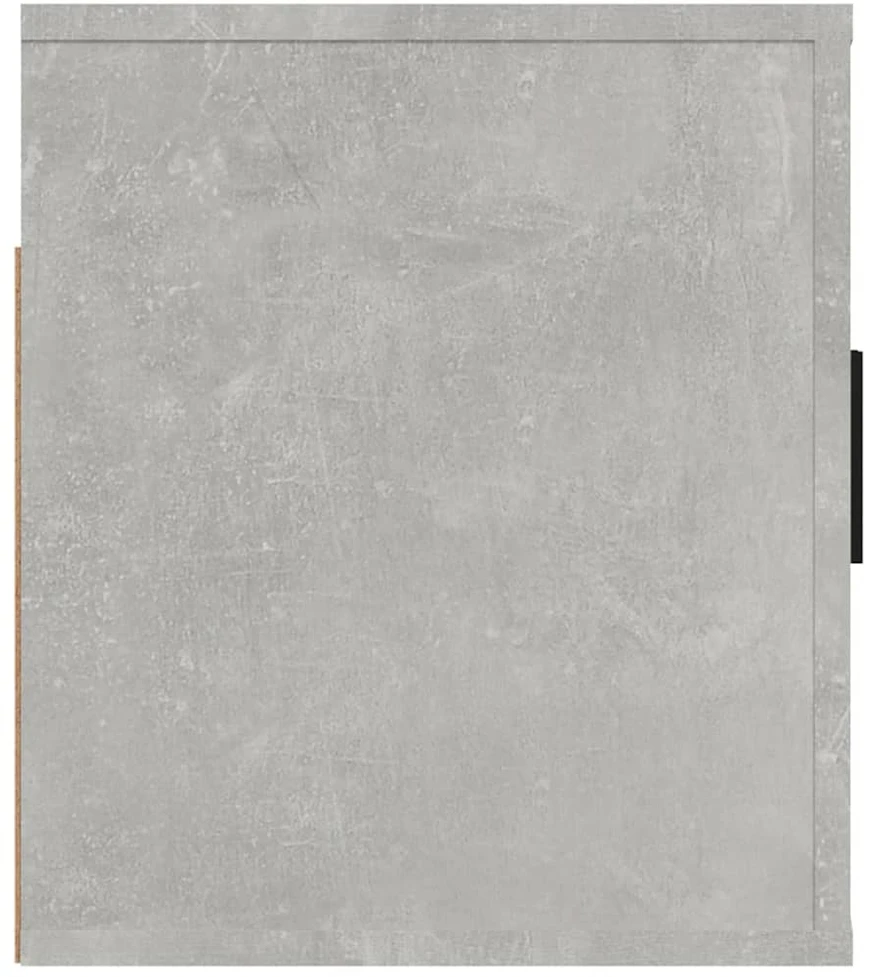 TV staliukas Sieninė televizoriaus spintelė, betono pilka, 100x34,5x40cm