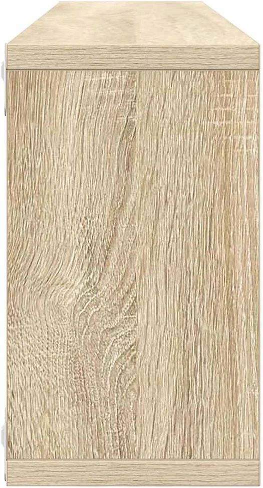 Sieninės lentynos, 4vnt., ąžuolo, 80x15x26,5cm apdirbta mediena