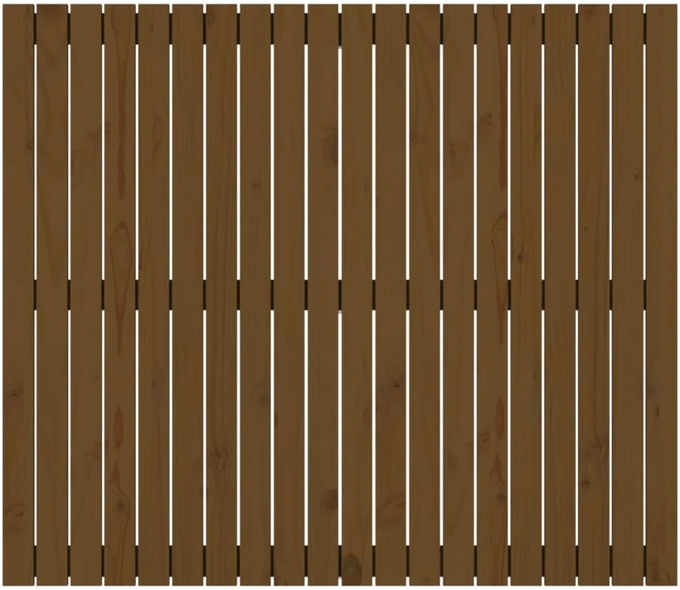 Lova Sieninis galvūgalis, medaus rudas, 127,5x3x110cm, pušis