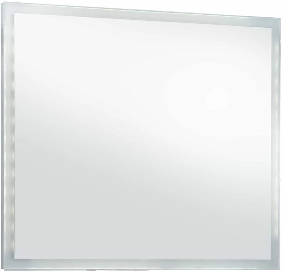 Sieninis vonios kambario veidrodis su LED, 60x50cm