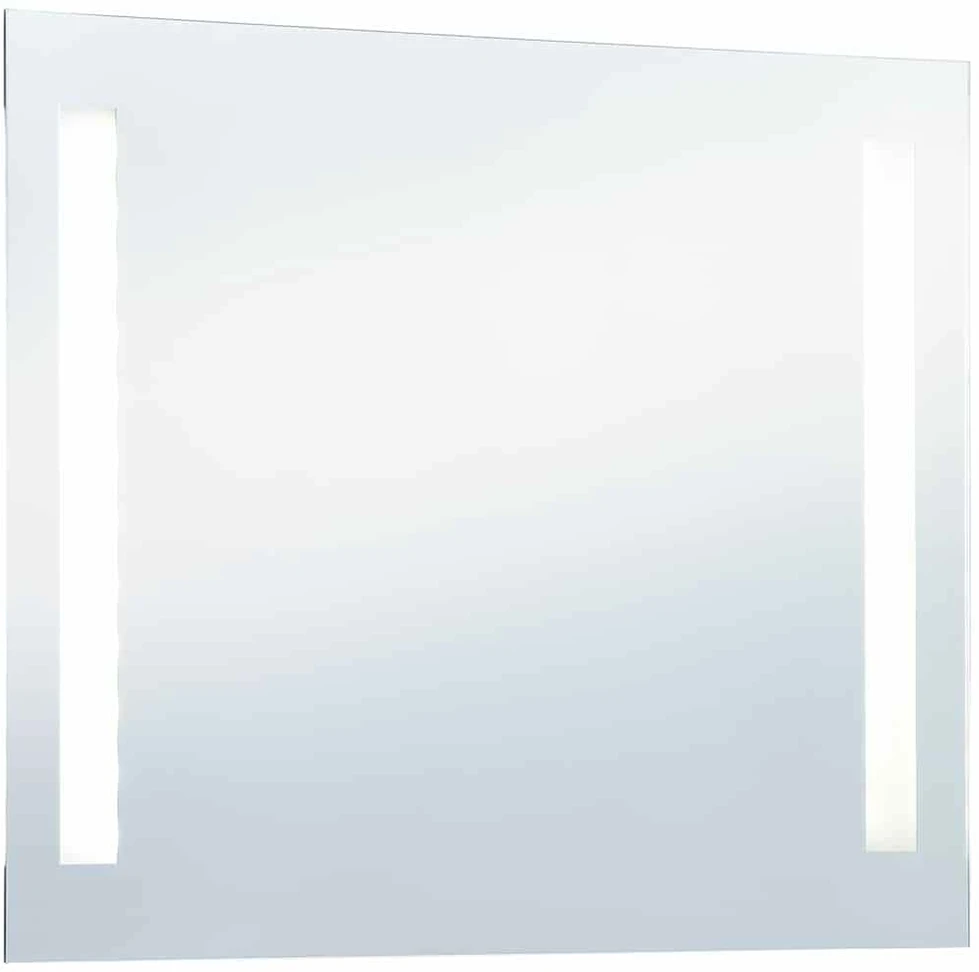Sieninis vonios kambario veidrodis su LED, 100x60cm