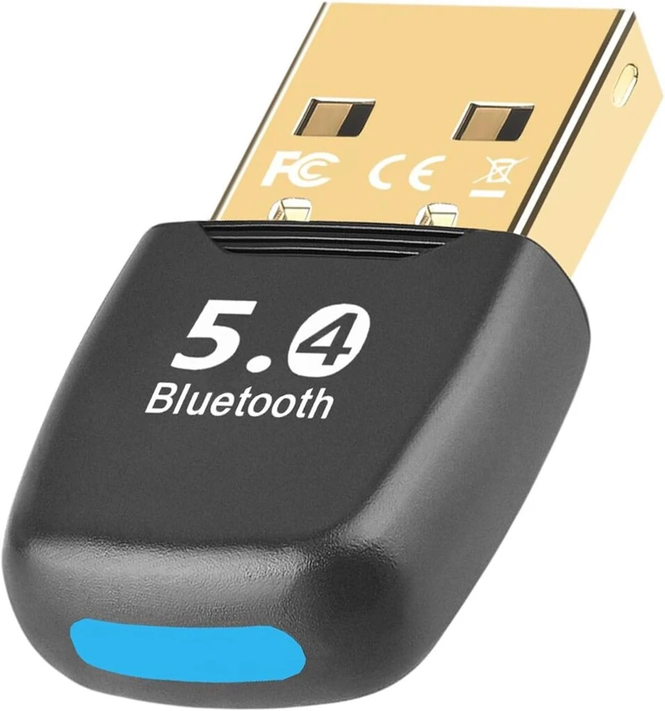 Sigandg bluetooth adapteris pc - 5.4 bluetooth dongle, bluetooth dongle usb, mažas latentinis laikas, plug & play, suderinamas su windows 11/10/8.1/7 staliniams kompiuteriams, nešiojamiesiems kompiuteriams, ausinėms, klaviatūrai, pelei