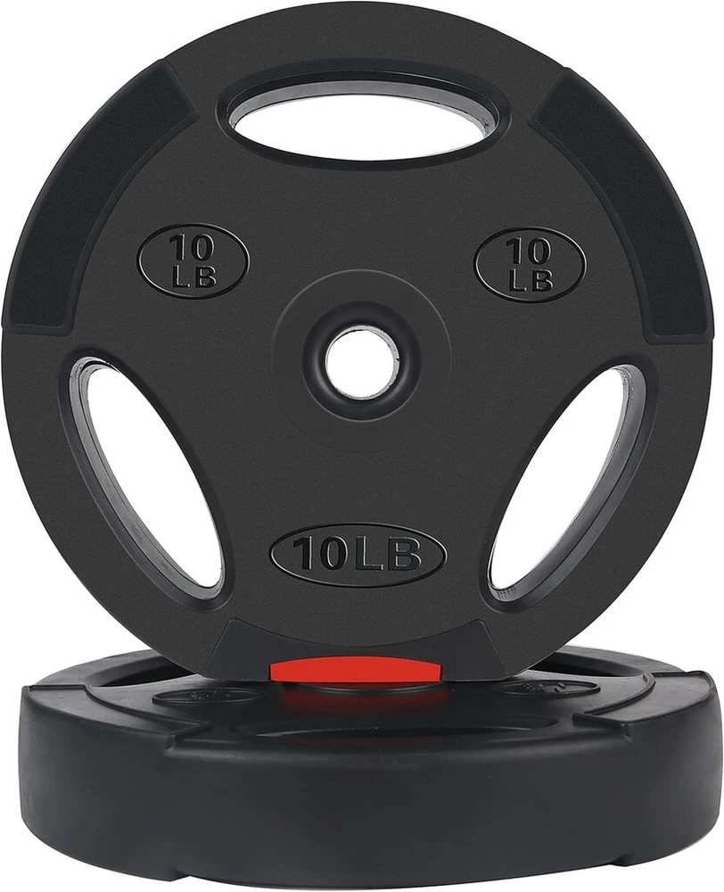 Signature Fitness vinilinės standartinės 1" svorio plokštės jėgos treniruotėms ir sunkumų kilnojimui, 4,5kg pora