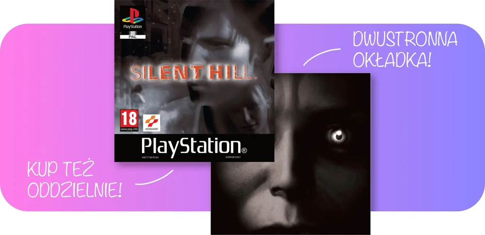 Silent Hill Ps1 | Jewel Case dėžutės reprodukcija Ps1 | Pal