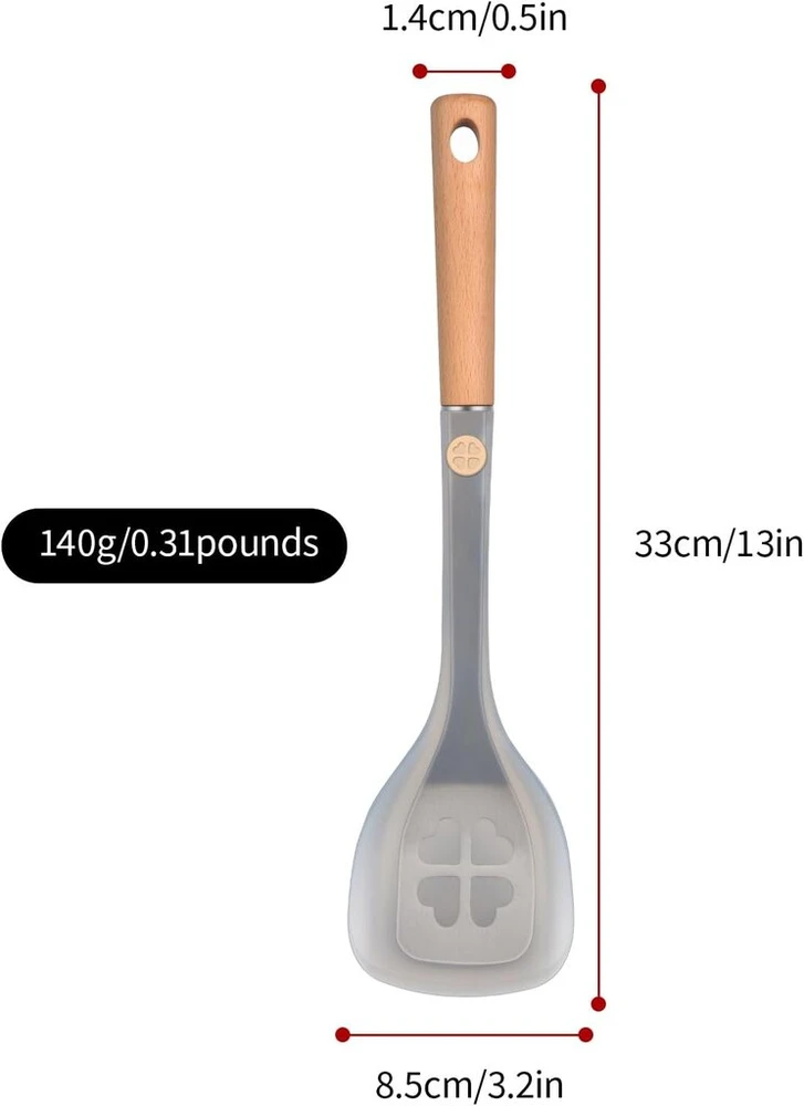 Silikoninė mentelė maisto gaminimui, atspari karščiui