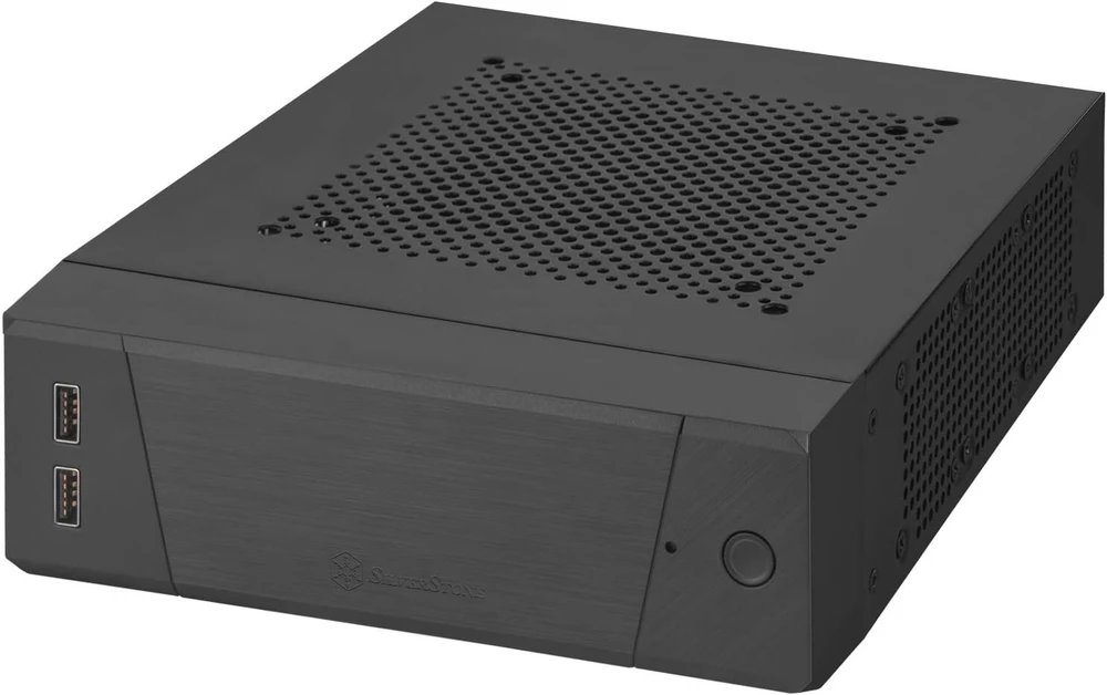 Silverstone Milo Mini-itx Dėklas su Vesa tvirtinimu, Juodas