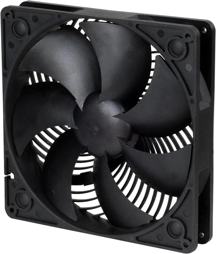 Silverstone Sst-ap181 - Air Penetrator kompiuterio korpuso aušinimo ventiliatorius 180 mm, didelis oro srautas, juodas
