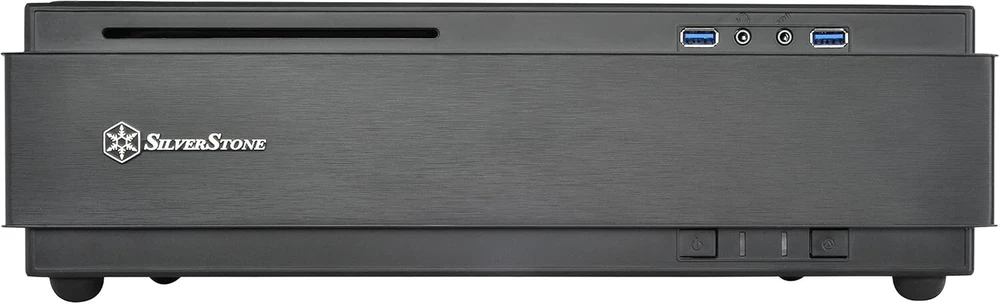 Silverstone Sst-ml07b - Milo Slim Htpc Mini-itx kompiuterio korpusas, juodas