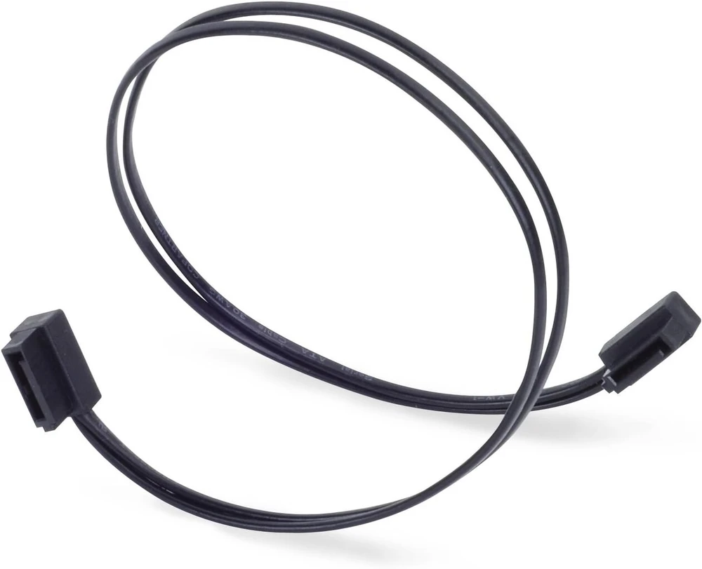 Silverstone Technology Cp11b-300 300mm itin plonas 6 Gb/s šoninis 90 laipsnių Sata kabelis su specialiomis žemo profilio jungtimis Sst-cp11b-300