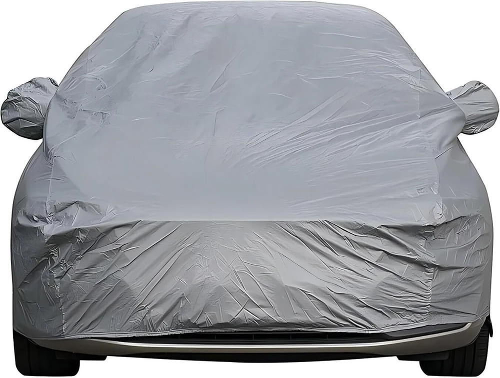 Sipobuy universalus visiškai neperšlampamas, atsparus įbrėžimams, patvarus automobilio uždangalas su kvėpuojančiu medvilniniu pamušalu, skirtas didelėms apkrovoms (s: 400*160*120cm)