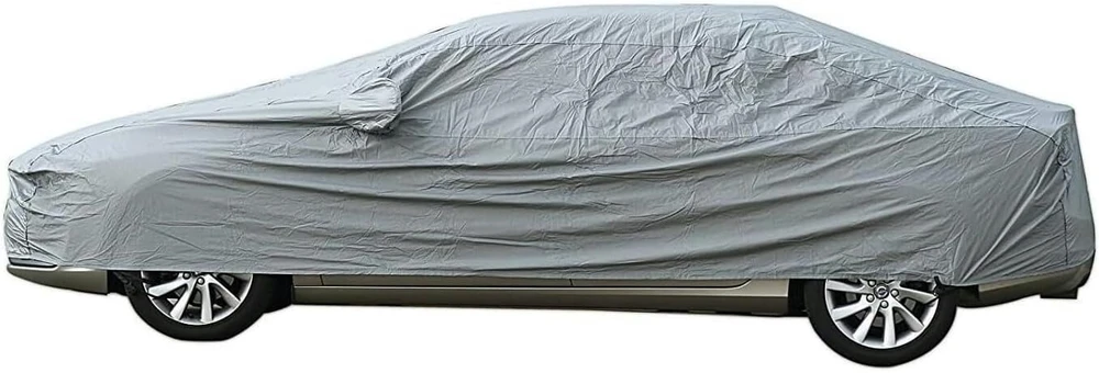 Sipobuy universalus visiškai neperšlampamas, atsparus įbrėžimams, patvarus automobilio uždangalas su kvėpuojančiu medvilniniu pamušalu, skirtas didelėms apkrovoms (s: 400*160*120cm)