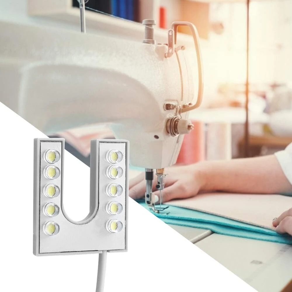 Siuvimo mašina Siuvimo mašinos šviesos juosta, lanksti usb siuvimo lemputė su 10 led jungčių, ryški daugiafunkcinė led darbo lemputė su magnetiniu pagrindu tekinimo staklėms