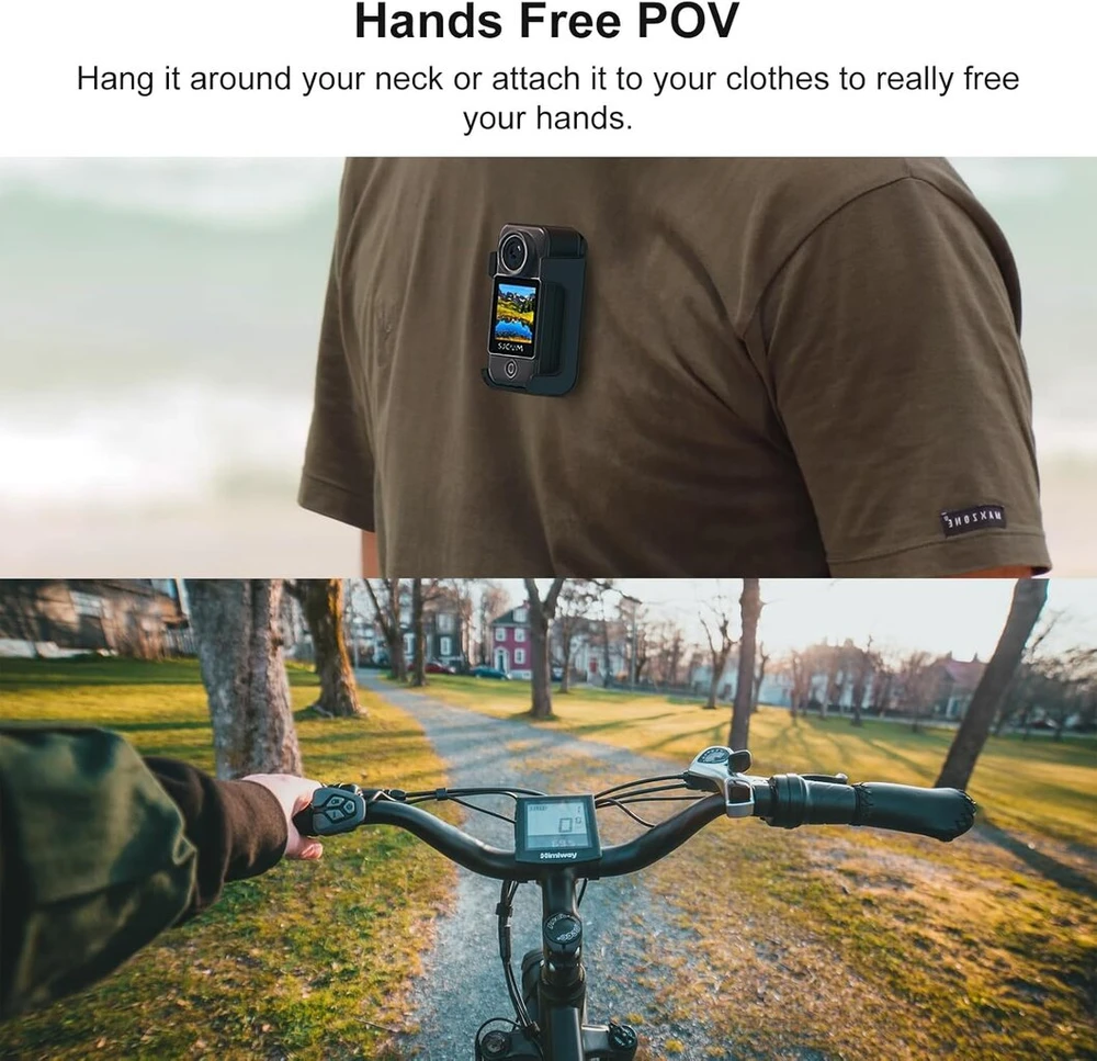 Sjcam C300 Pocket veiksmo kamera 4k30fps, 1.33 colio jutiklinis ekranas, sporto kamera, 2.4g/5g dvigubas Wifi 20mp šalmo kamera, 6 ašių Ice povandeninė kamera 30 m/98 pėdų atspari vandeniui