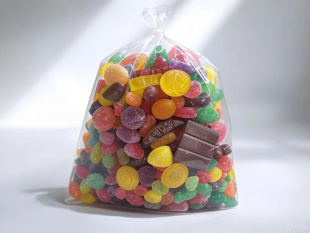Skaidrūs plokšti maišeliai Ldpe 25 µm labai skaidrūs su mazginiu uždarymu 250 x 350 mm, 100 vnt.
