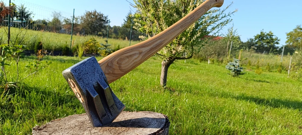 Grandininis pjūklas Skaldymo kirvis su uosio kotu Krumpholz