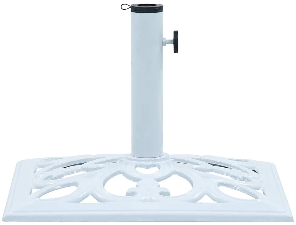 Skėčio pagrindas, baltos spalvos, ketus, 12kg, 49cm