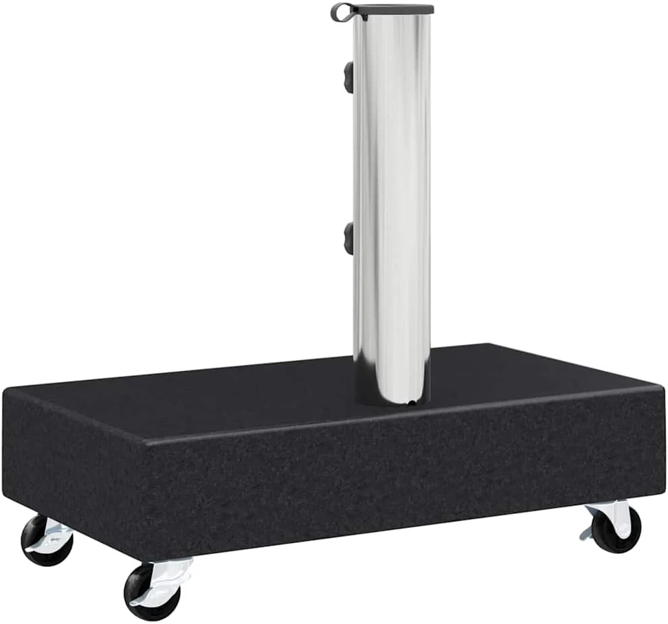 Skėčio pagrindas, juodos spalvos, 45x25x8cm, granitas