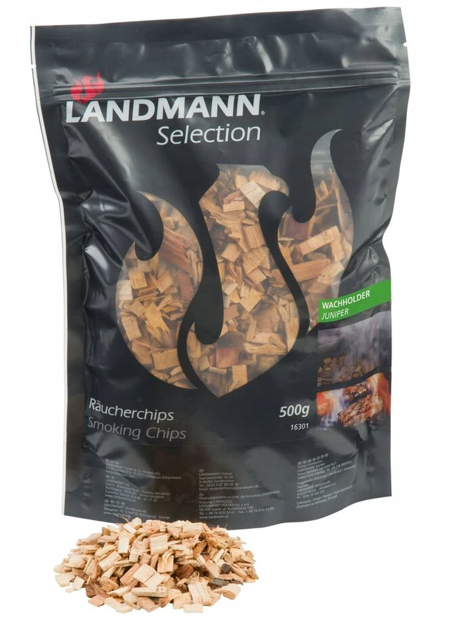 Skiedros rūkymui ir grilinimui Landmann, kadagio, 500g