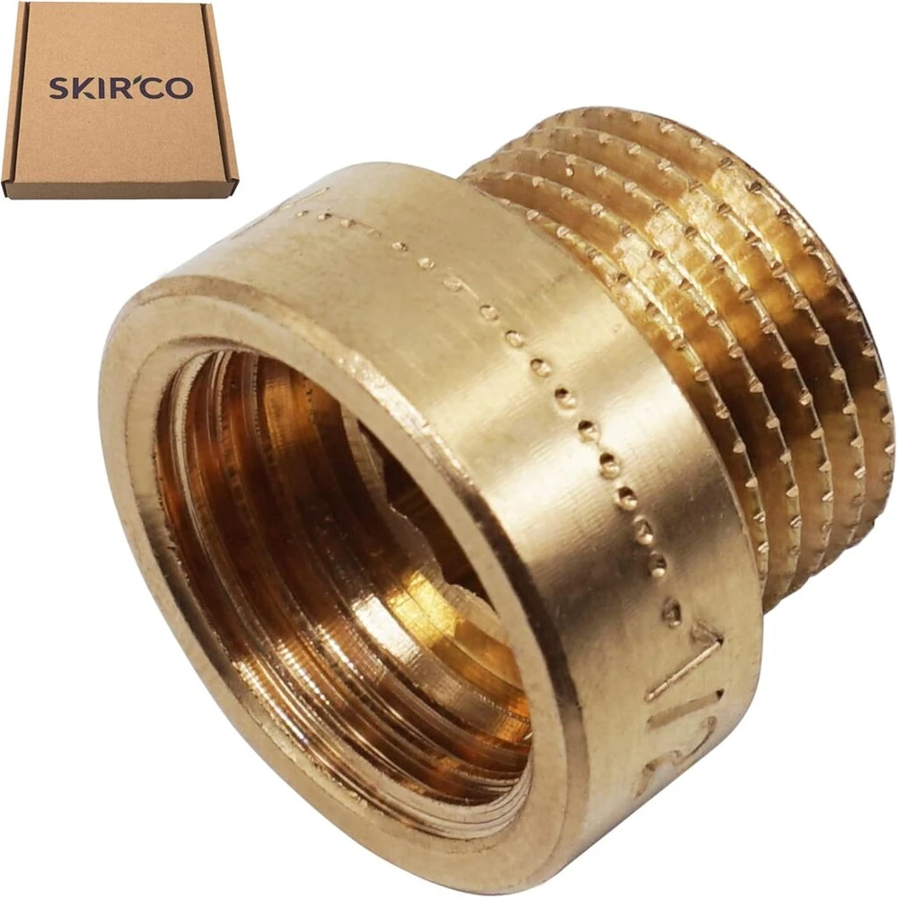 Ventiliatorius Skir'co sriegio prailginimas 1/2 colio, prailginimo čiaupas, išorinis ir vidinis sriegio prailginimas 10 mm žalvarinė vamzdžių jungtis bsp (2 vnt.)