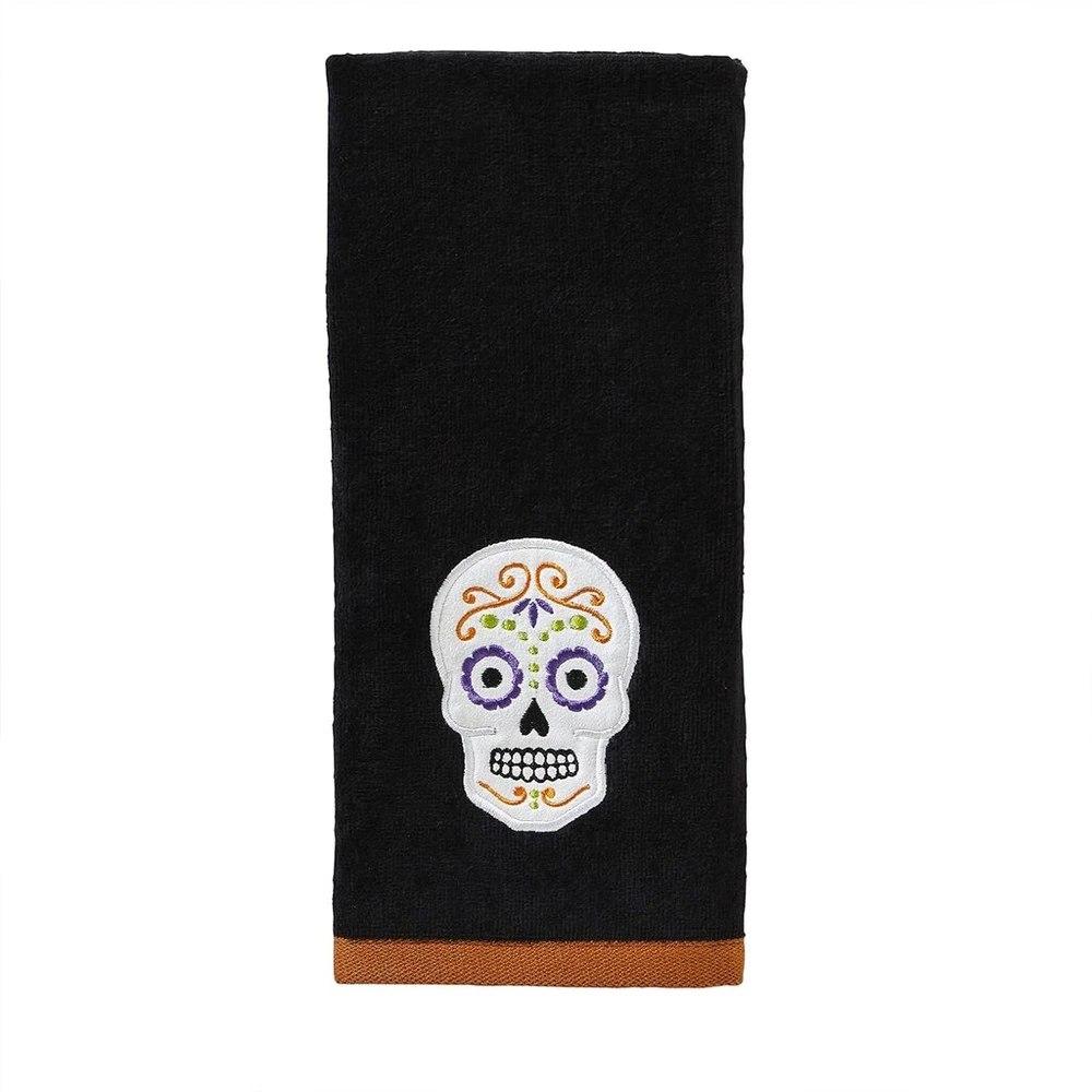 Rankšluostis Skl Home Sugar Skull rankšluosčių rinkinys, juodas, 2 vnt.