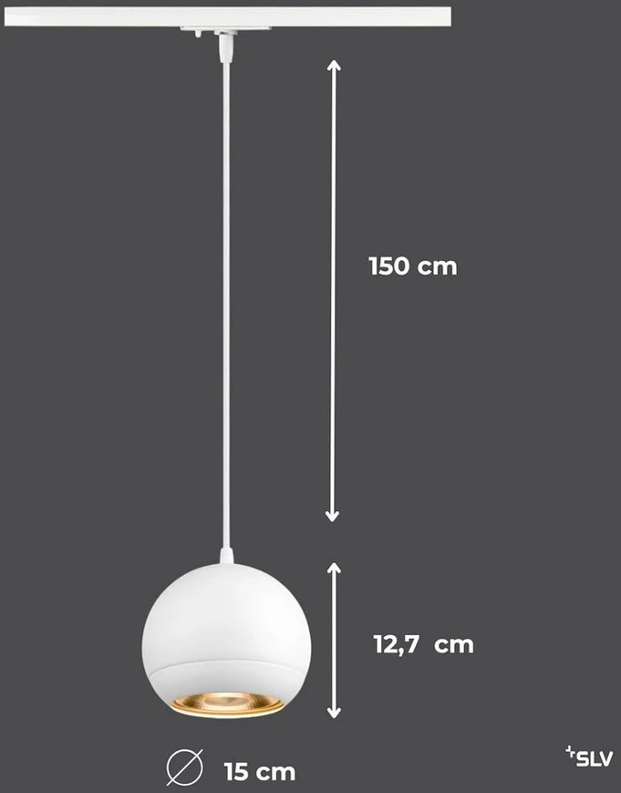 Slv Light Eye 150 1ph Pd Qpar111 balta