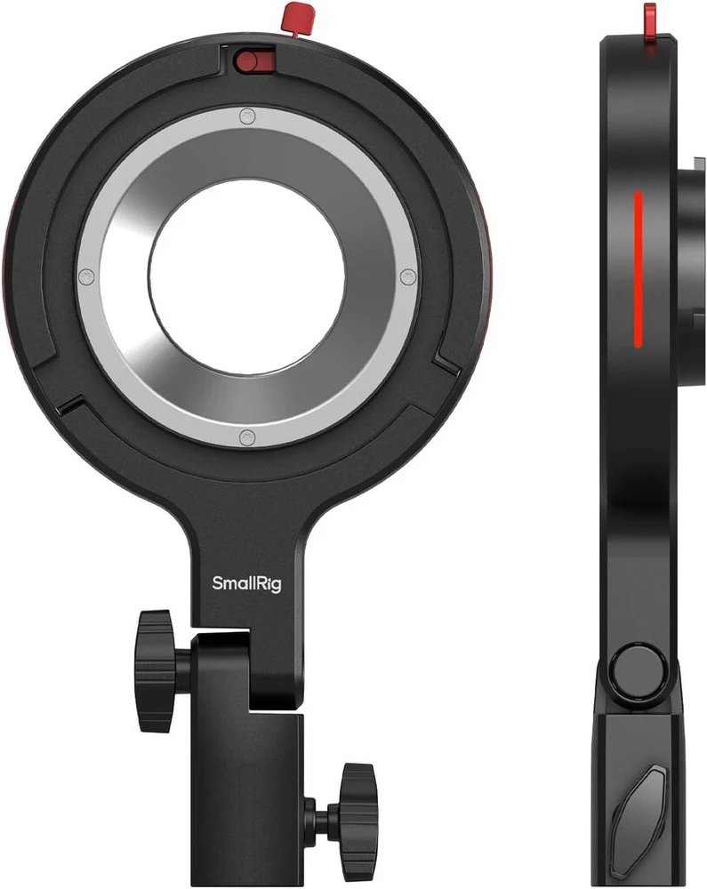 Smallrig Bowens jungties softbox greito montavimo adapteris, skirtas Smallrig Rc 60b Cob vaizdo šviestuvui, suderinamas su standartiniais Bowens jungties priedais, keliamoji galia 1,5kg - 4476