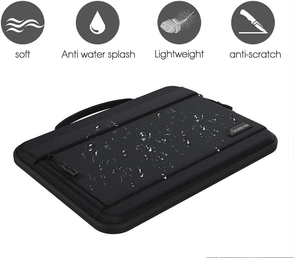 Smatree 14 colių nešiojamojo kompiuterio dėklas su kietu apvalkalu, suderinamas su 14 colių Razer Blade 14 žaidimų nešiojamuoju kompiuteriu 2021/asus Zenbook 14 colių/14 colių Lenovo Thinkpad - juodas