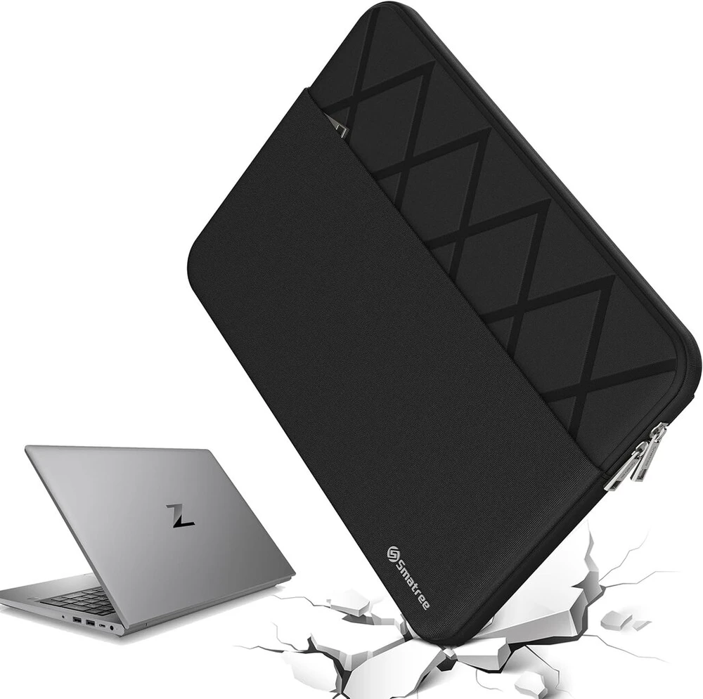 Smatree 15.6 colio smūgiams atsparus nešiojamojo kompiuterio krepšys, pritaikytas hp zbook power g10/g9 mobile workstation pc, probook 455 g10/g9, probook 450 g10/g9, elitebook 655 g10/g9, elitebook 650 g10/g9 (e602)
