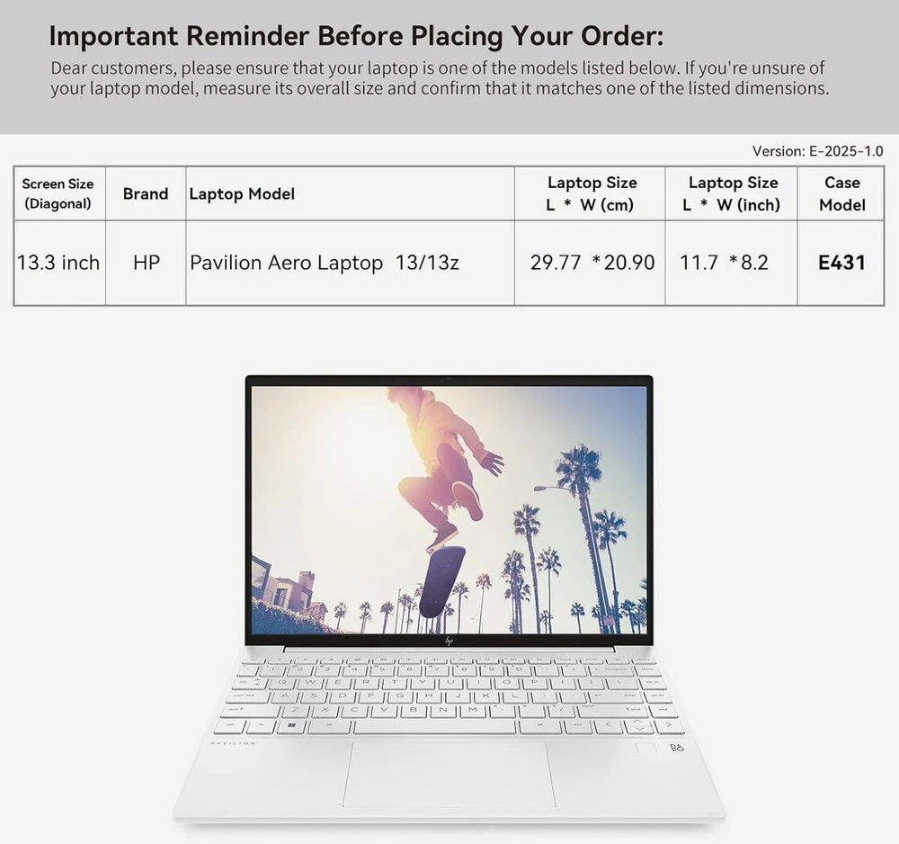Smatree dėklas nešiojamam kompiuteriui Hp Pavilion Aero 13/pro x360 11