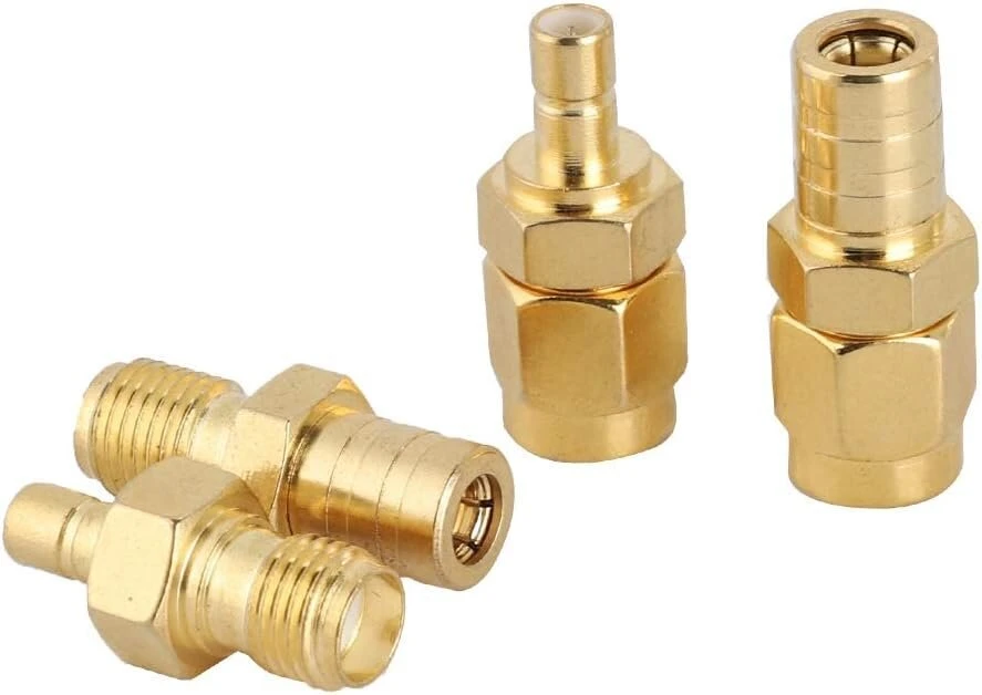Smb į sma adapteris, 4 tipų rf adapteris sma adapteris į smb jungties rf keitiklio rinkinys, skirtas dab automagnetolai antenai