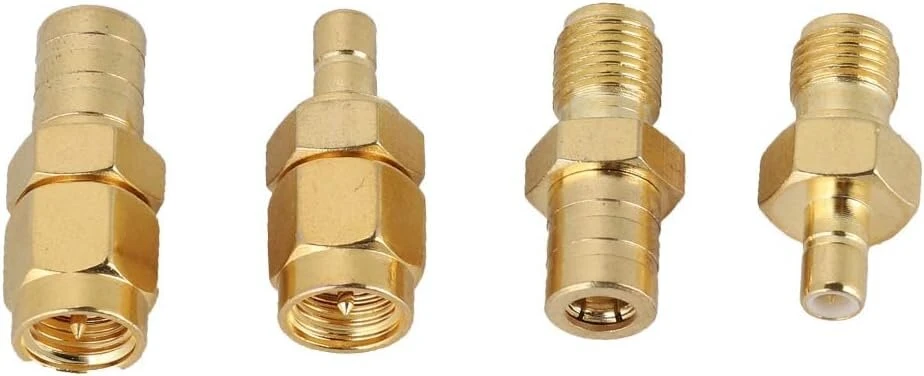 Smb į sma adapteris, 4 tipų rf adapteris sma adapteris į smb jungties rf keitiklio rinkinys, skirtas dab automagnetolai antenai