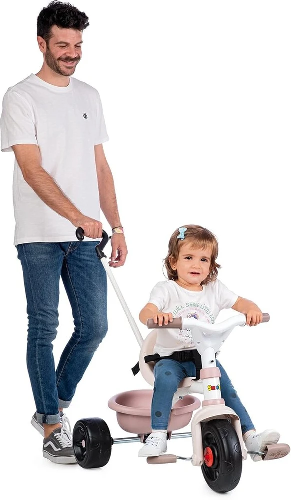 Kelioninis Smoby Be Fun Triratukas Rožinis