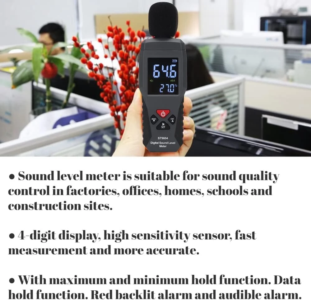 Sndway Smart Sensor garso lygio matuoklis, matavimo diapazonas 30-130db