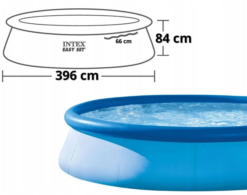 Sodo baseinas Intex 28142 su siurbliu, 396x84