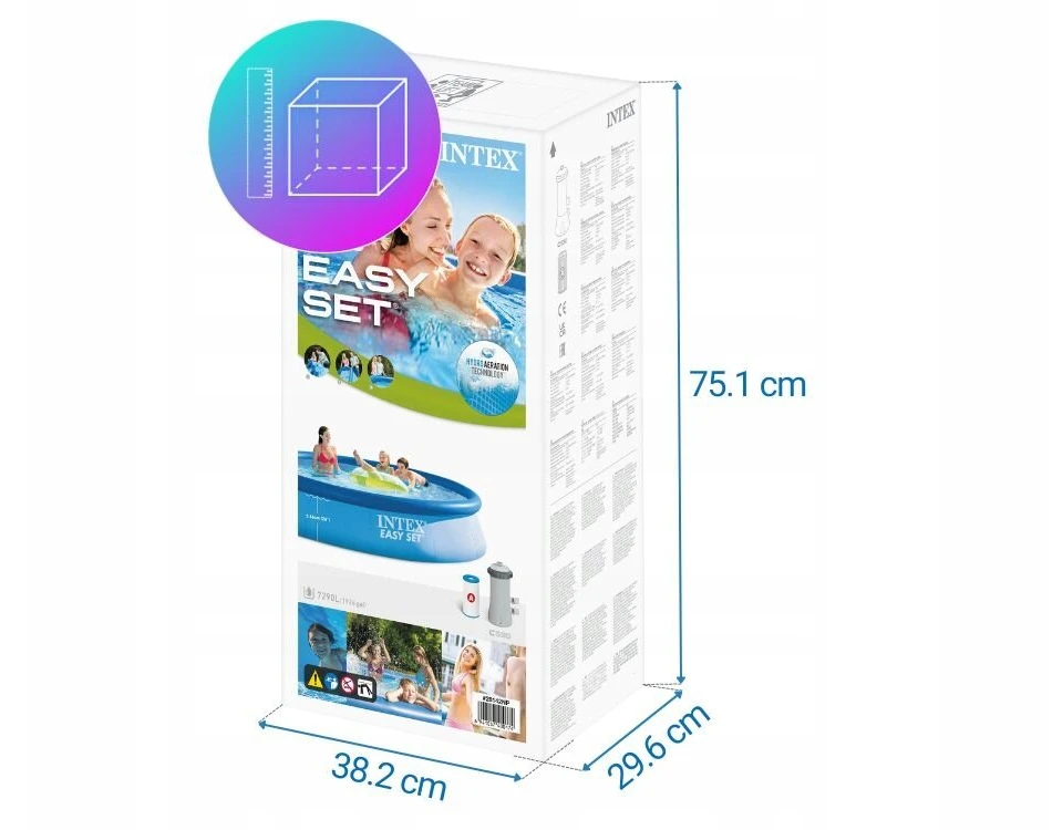 Sodo baseinas Intex 28142 su siurbliu, 396x84