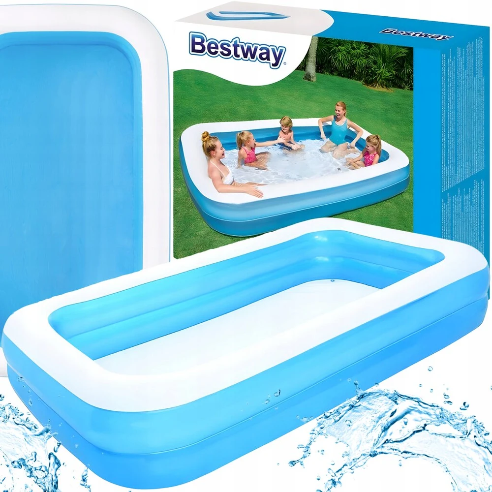 Sodo baseinas pripučiamas didelis šeimyninis stačiakampis sodui Bestway 305x183cm